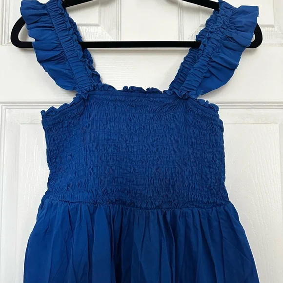 EUC Torrid Royal Blue Ruffle Strap Dress - Picture 2 of 8